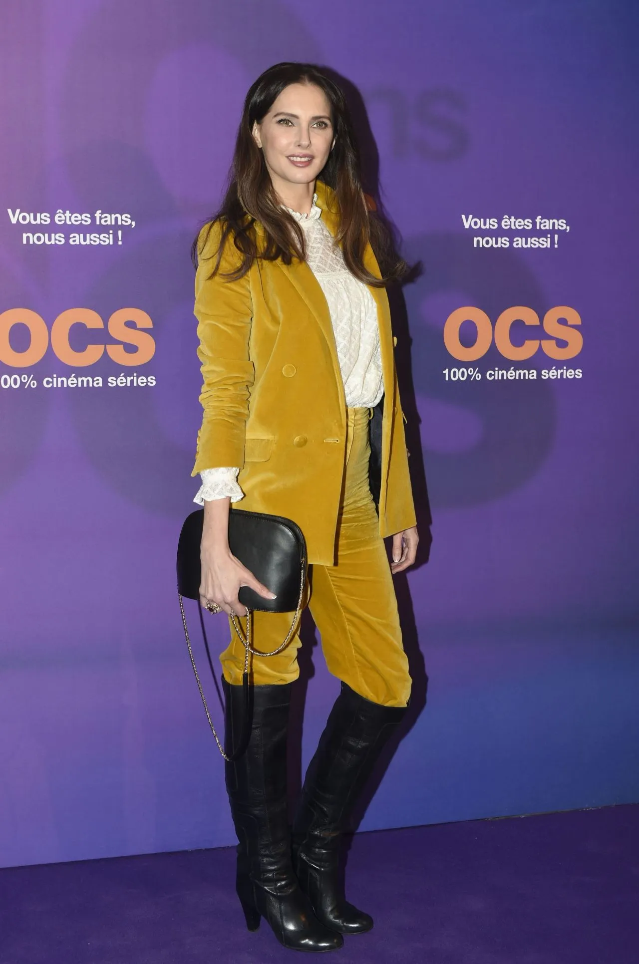 FREDERIQUE BEL AT OCS 10TH ANNIVERSARY PARTY AT PAVILLON IN PARIS10